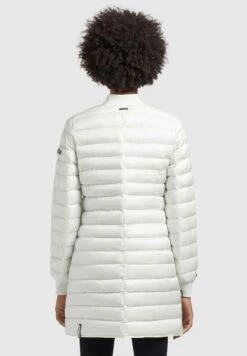 Khujo Greta Shiny - Jas - Cremeweiß -Khujo Kleding Winkel 00db0aa81a514159a09cb1ca8eb907f9