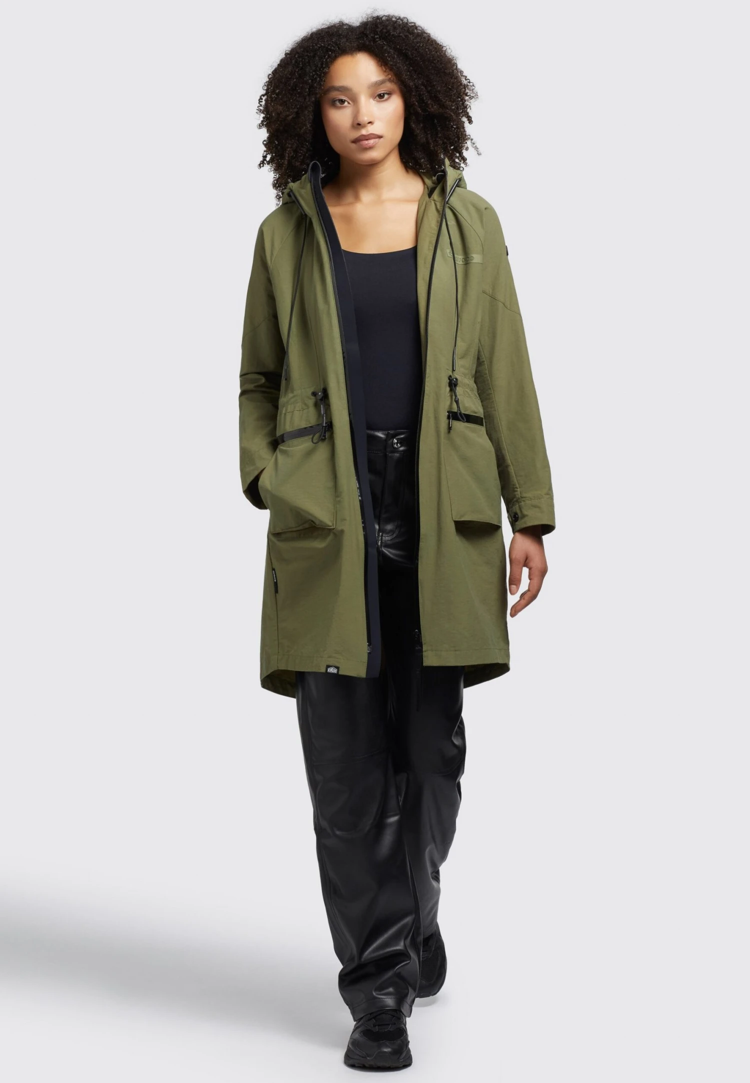 Khujo Levane - Regenjas - Olivgrün 2 Khujo Levane - Regenjas - Olivgrün - Afbeelding 2