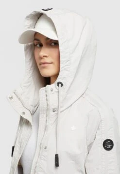 Khujo Zahira3 - Lichte Jas - Hellgrau -Khujo Kleding Winkel 04309f863caf4bea9f0c0aa6bd4ccc83