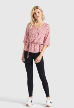 Khujo Rinalda - Blouse - Rot Weiß Geblümt 10 Khujo Rinalda - Blouse - Rot Weiß Geblümt -Khujo Kleding Winkel 0caecb1895fe47bc89a65f3aa43e5fa0