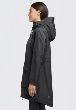 Khujo Mantel Ging - Halflange Jas - Schwarz -Khujo Kleding Winkel 192c48ae770e4648baa7a5bf994f1019