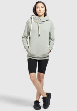Khujo Karima - Hoodie - Blassgrün -Khujo Kleding Winkel 1a8dcfaf27e447a49fb8bcdb2912a8c6