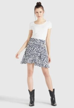 Khujo Undine - A-Lijn Rok - Dunkelblau-Weiß Geblümt 15 Khujo Undine - A-Lijn Rok - Dunkelblau-Weiß Geblümt -Khujo Kleding Winkel 21d347c6b0544e418abd3e172b4ecebd