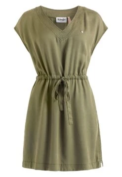 Khujo Anneli - Spijkerjurk - Khaki Gewaschen -Khujo Kleding Winkel 25f92d2f4cbd436f9ad2ceac9d249714