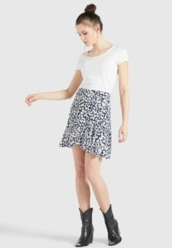 Khujo Undine - A-Lijn Rok - Dunkelblau-Weiß Geblümt 14 Khujo Undine - A-Lijn Rok - Dunkelblau-Weiß Geblümt -Khujo Kleding Winkel 2c638add342747fd84432d3cfdbb99f4