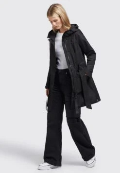 Khujo Lauren - Parka - Schwarz -Khujo Kleding Winkel 46c2480da9084e559cf02540553e393e