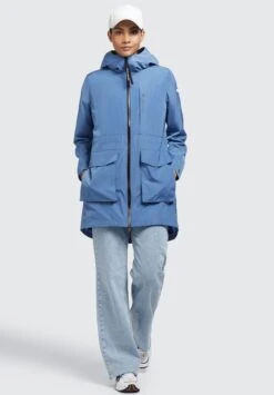 Khujo Mantel Ging - Halflange Jas - Blau -Khujo Kleding Winkel 483dd129035240c4a2df4f494b6fa5ce