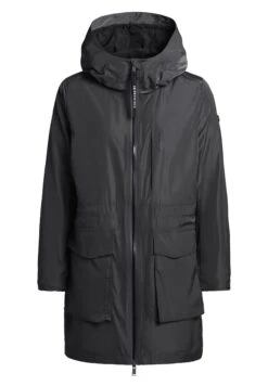 Khujo Mantel Ging - Halflange Jas - Schwarz -Khujo Kleding Winkel 4c62514d16fd46dd854f40e879a2e02d