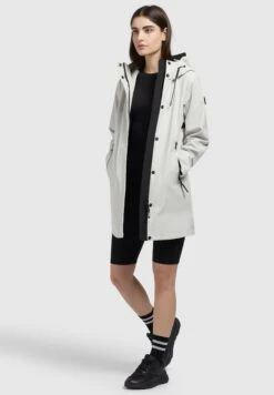 Khujo Izaf - Regenjas - Hellgrau -Khujo Kleding Winkel 51f9de3bbcc94edbb2c91f75ff382d33