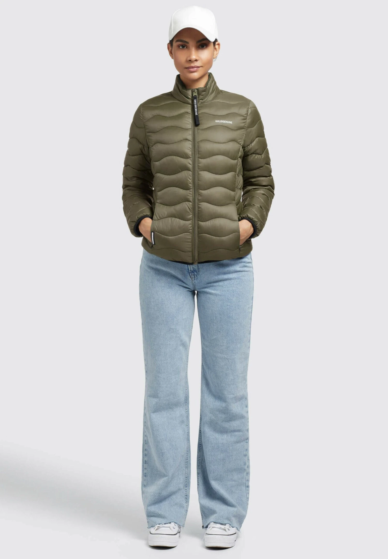 Khujo Eleni - Jas - Olivgrün 2 Khujo Eleni - Jas - Olivgrün - Afbeelding 2