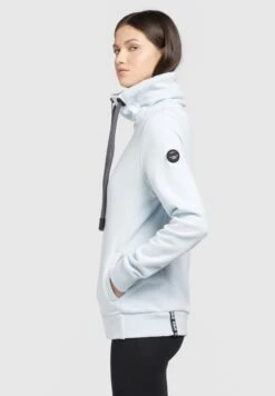 Khujo Tosta - Sweater Met Rits - Hellblau -Khujo Kleding Winkel 62c41228591e4c62972d600cff5a3eb0