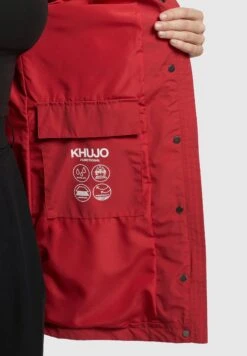 Khujo Jelle - Parka - Rot -Khujo Kleding Winkel 62cc28a797f34dcc888a5b668e41ca86