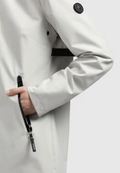 Khujo Izaf - Regenjas - Hellgrau -Khujo Kleding Winkel 6604a9e76e8b4c0fac86420204a034d2