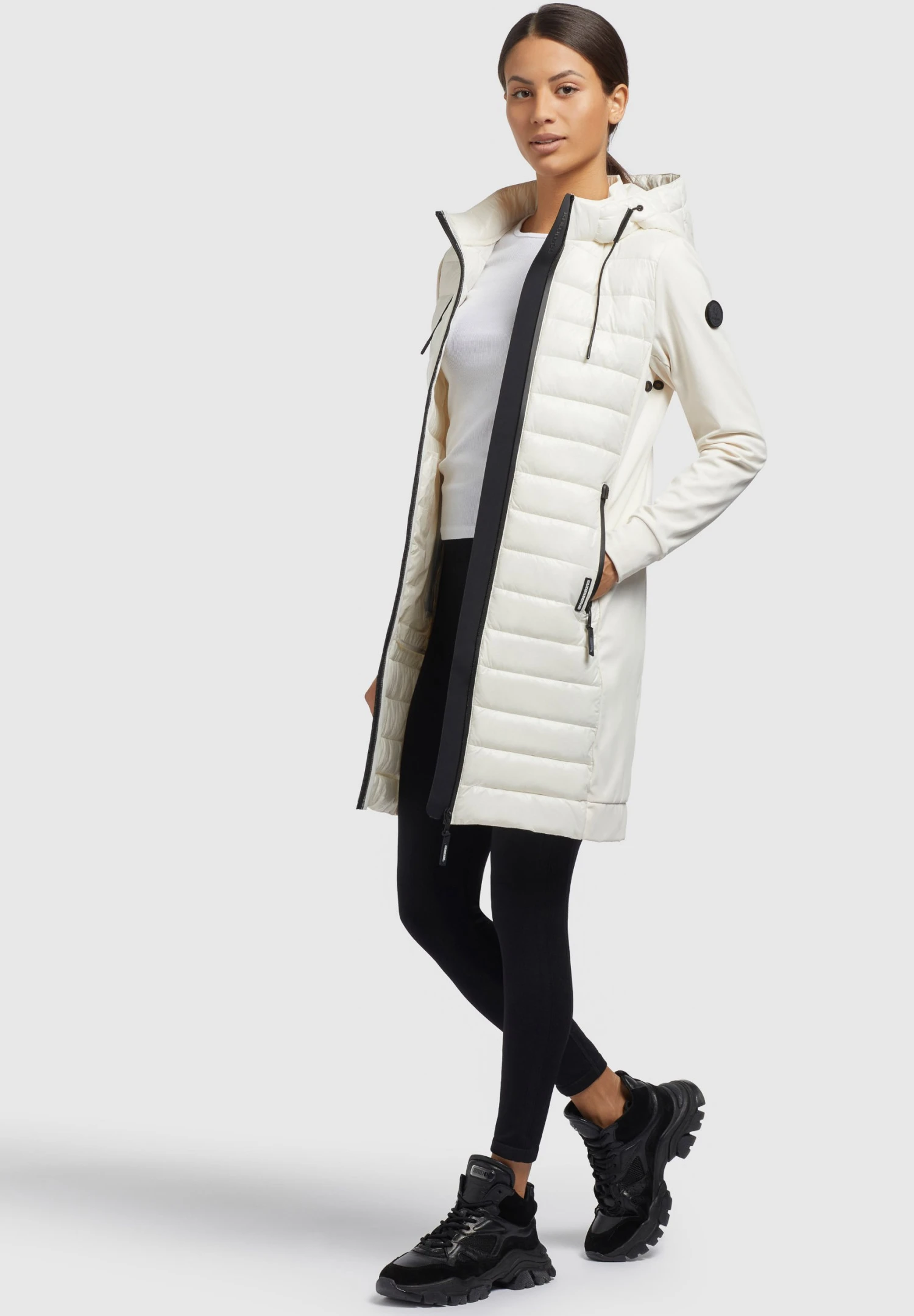 Khujo Ruth Shiny - Winterjas - Cremeweiß 7 Khujo Ruth Shiny - Winterjas - Cremeweiß - Afbeelding 7