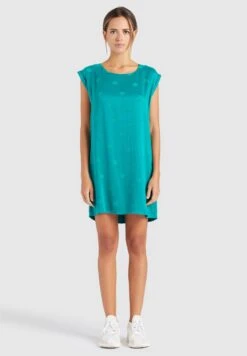 Khujo Margarita - Jurk - Türkis -Khujo Kleding Winkel 682e34158fa54070aaaa15436dfb7ab9