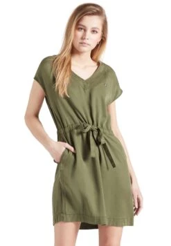Khujo Anneli - Spijkerjurk - Khaki Gewaschen -Khujo Kleding Winkel 6979b1375a7e404ea7a28c02550622d4