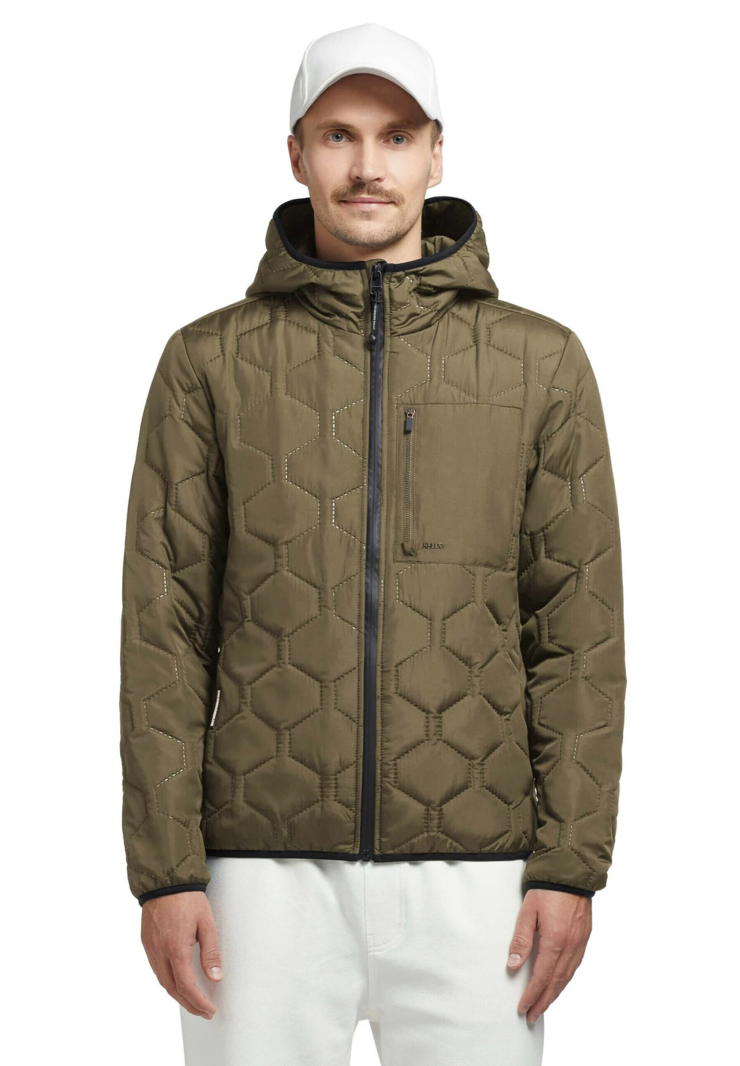 Khujo True - Jas - Olivgrün