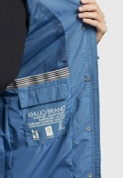 Khujo Adda - Halflange Jas - Blau -Khujo Kleding Winkel 78244944b48c460fa0995f76d63d9992