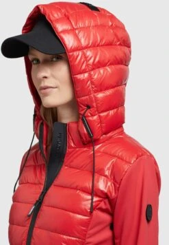 Khujo Ghita Shiny - Jas - Rot -Khujo Kleding Winkel 7c6a5f7b409045c9b97b335b9d976505