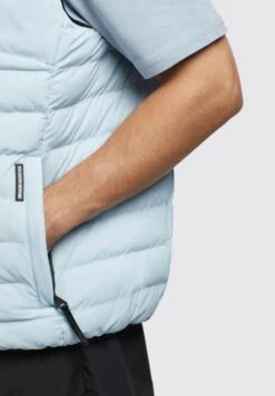 Khujo Reman Matt - Bodywarmer - Hellblau -Khujo Kleding Winkel 8467da860f614e3b86e6b0d27c5a861b