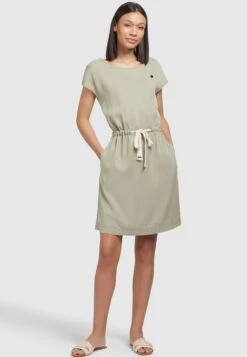 Khujo Hediye - Jurk - Oliv -Khujo Kleding Winkel 8e156d15b70b4eedb75ab3ea6e1dfe86