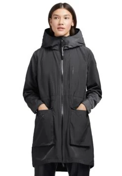 Khujo Mantel Ging - Halflange Jas - Schwarz -Khujo Kleding Winkel 9306012a19684ffda01b4fbf93148eab