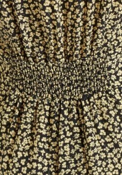 Khujo Borgia - Jumpsuit - Schwarz-Gelb Geblümt -Khujo Kleding Winkel 93a86bde606141debb3d91824275c77c