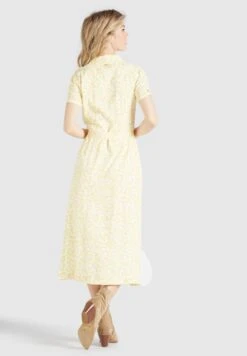 Khujo Goya - Blousejurk - Gelb-Weiß Geblümt -Khujo Kleding Winkel 940f2d1b8487423b82d6249f1e56844d