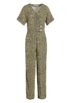 Khujo Borgia - Jumpsuit - Schwarz-Gelb Geblümt -Khujo Kleding Winkel 94c94a900955432e91ca478d2d81a101