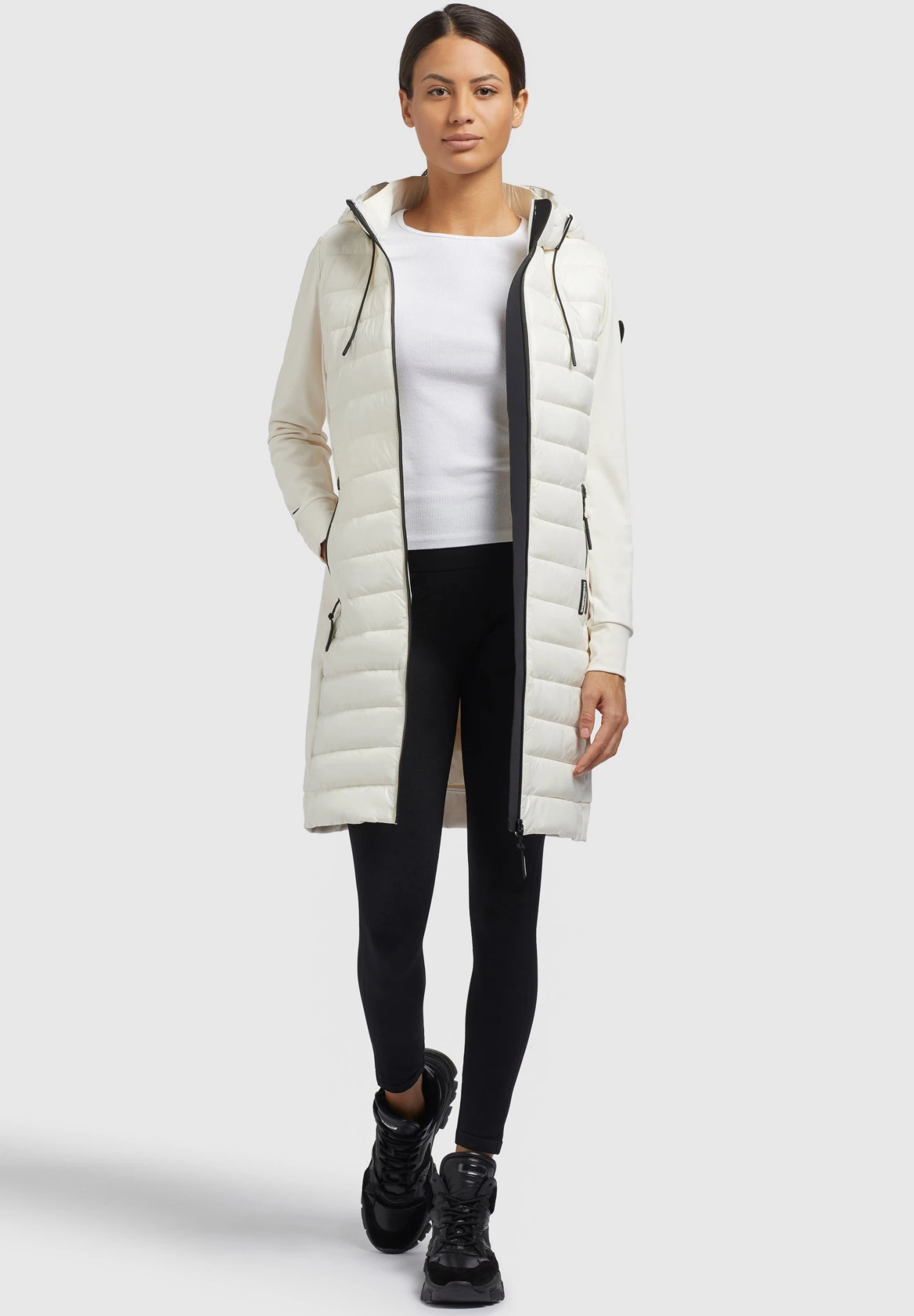 Khujo Ruth Shiny - Winterjas - Cremeweiß 2 Khujo Ruth Shiny - Winterjas - Cremeweiß - Afbeelding 2