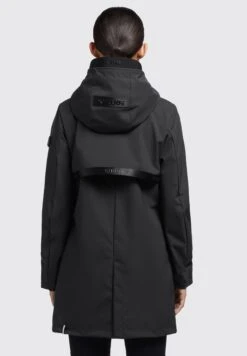 Khujo Izaf - Regenjas - Schwarz -Khujo Kleding Winkel ad26ed270223426ca9025f419c527406