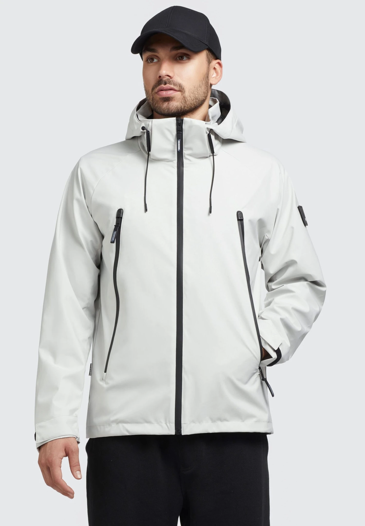 Khujo Adam - Regenjas - Hellgrau