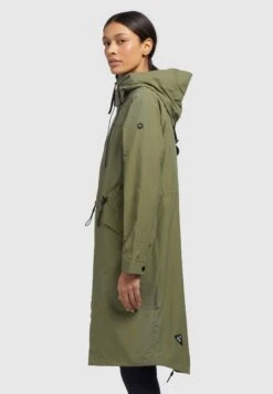 Khujo Marnia - Regenjas - Olivgrün -Khujo Kleding Winkel b222e9ab5ed5407fb4c1dbabbce6ece1