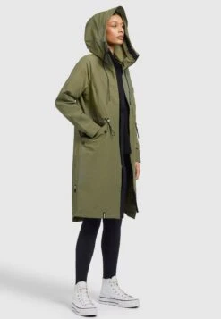 Khujo Marnia - Regenjas - Olivgrün -Khujo Kleding Winkel b4760461d059494bb03d4d1d90703c0b