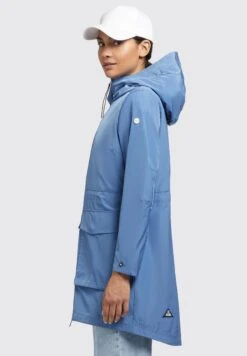 Khujo Mantel Ging - Halflange Jas - Blau -Khujo Kleding Winkel c04ac02994aa4df4a02ad17806f53ce5