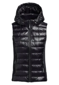 Khujo Fabia Shiny - Bodywarmer - Schwarz -Khujo Kleding Winkel c1d0087ffdc942089e32f6603deb20a1