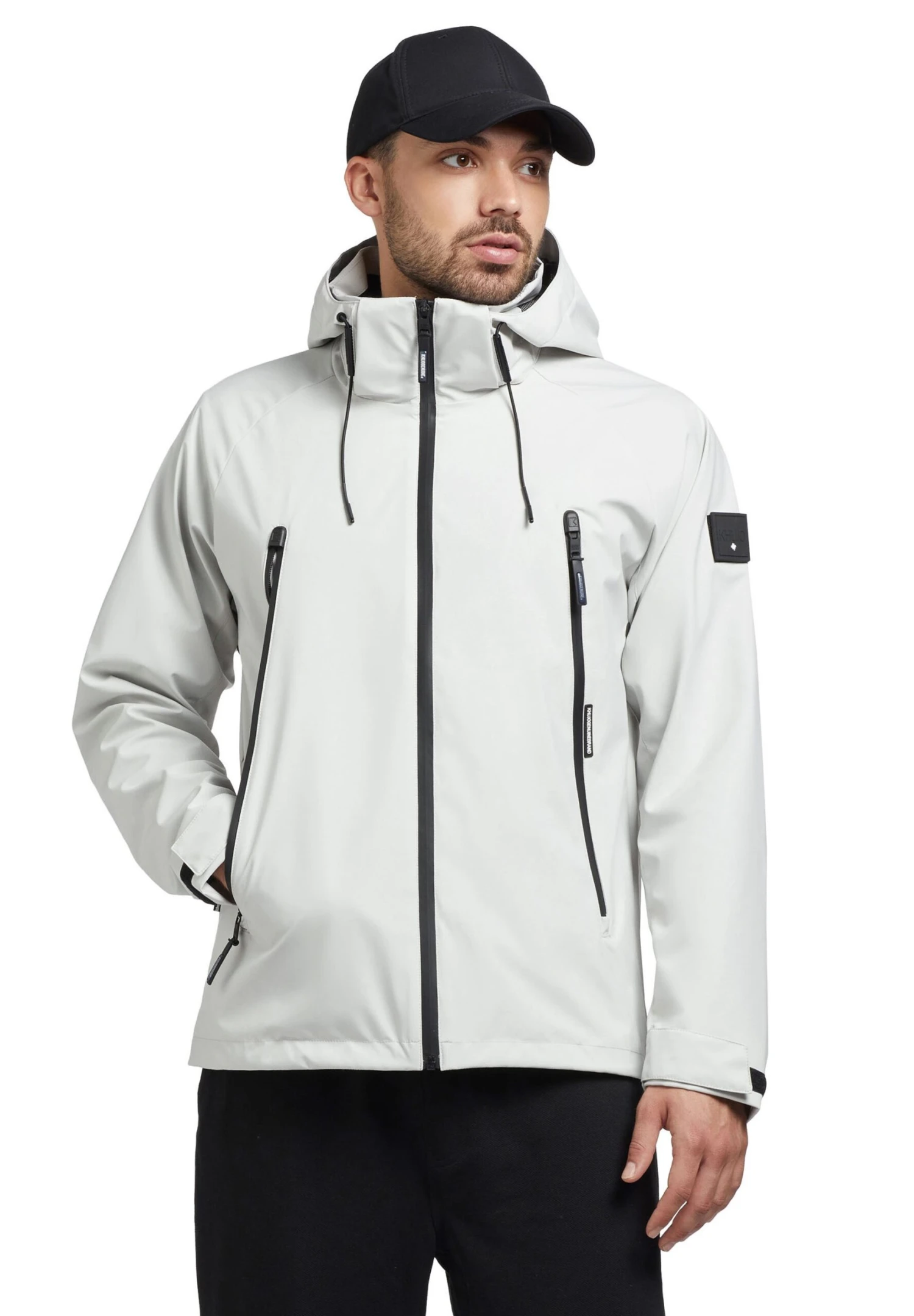 Khujo Adam - Regenjas - Hellgrau 8 Khujo Adam - Regenjas - Hellgrau - Afbeelding 8