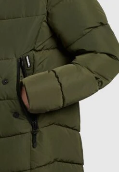 Khujo Klayd - Winterjas - Oliv -Khujo Kleding Winkel cacea30f3a8046048abd5b2caf927ffa