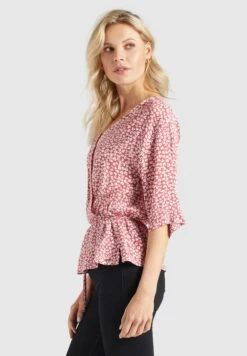 Khujo Rinalda - Blouse - Rot Weiß Geblümt 13 Khujo Rinalda - Blouse - Rot Weiß Geblümt -Khujo Kleding Winkel d0f4a86a1ded4010a8f853e08b94e346