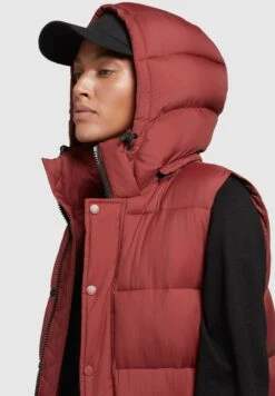 Khujo Magneta Matt - Bodywarmer - Rostrot -Khujo Kleding Winkel d8ebb0e2873b45138562bd2bf54d4970