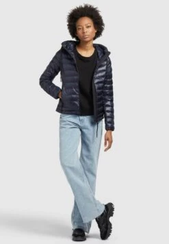 Khujo Lovina4 Shiny - Jas - Dunkelblau -Khujo Kleding Winkel de1c87cde04c4502b9ed684fdcf26f85