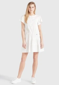 Khujo Kapua - Jurk - Weiß -Khujo Kleding Winkel e3830bfde6b349b8af3ffbd498c6c6f7