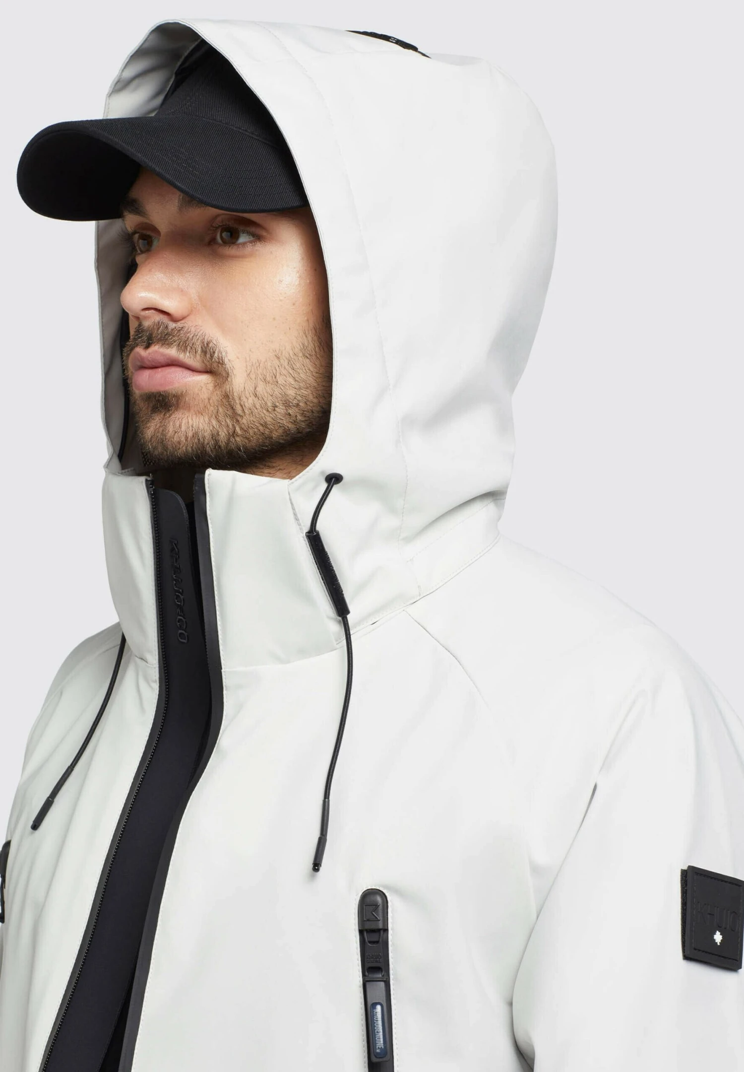 Khujo Adam - Regenjas - Hellgrau 6 Khujo Adam - Regenjas - Hellgrau - Afbeelding 6