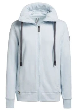 Khujo Tosta - Sweater Met Rits - Hellblau -Khujo Kleding Winkel f6fd68f075e644eeba3da1e3acbb75b6