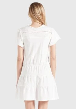 Khujo Kapua - Jurk - Weiß -Khujo Kleding Winkel fbaf23bf7b064e1682ba7a56f6652387