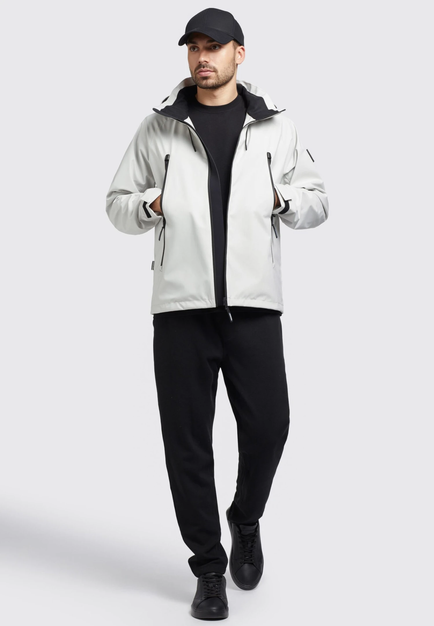 Khujo Adam - Regenjas - Hellgrau 2 Khujo Adam - Regenjas - Hellgrau - Afbeelding 2